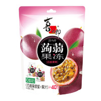 XIZHILANG 喜之郎 蒟蒻果汁果冻20克x6包共120克百香果味含40%果汁 儿童休闲零食