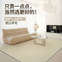 KENZAKI 健崎 客廳素色輕奢高級地毯 80*50cm