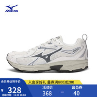 Mizuno 美津濃 運動跑步鞋子23男女速人鞋復古透氣緩震跑鞋 03/白/深灰