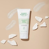 MARIO BADESCU Skin Care 椰子身体磨砂膏 |柔滑身体磨砂膏|含有烟酰胺和水杨酸| 6 盎司 177ml