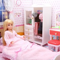 Lelia 乐吉儿 芭2023新款比娃娃套装梦想豪宅女孩公主玩具房子仿真过家家别墅屋