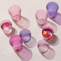 LSA 英国LSA  四只手工宝石幻彩色水杯玻璃杯家用耐热果汁杯套装