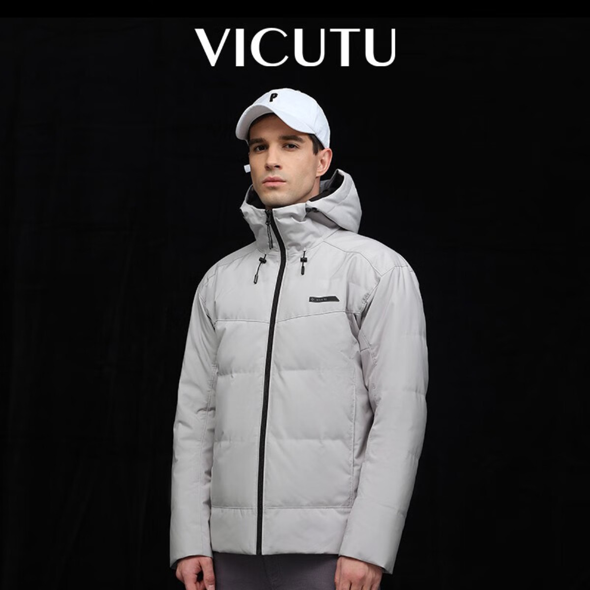 VICUTU 威可多 男防水保暖轻暖鹅绒服
