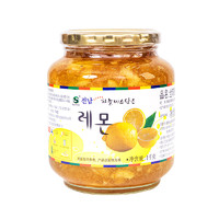 全南 韓國進口 全南蜂蜜檸檬茶1kg 進口蜂蜜含果肉冷熱沖泡飲品檸檬茶維c沖飲