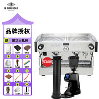 LA MARZOCCO pb意式半自动咖啡机商用开店辣妈 X+a80电控磨豆机