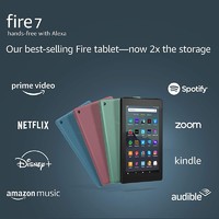 AMAZON （亚马逊）Fire 7 平板电脑 7英寸 7小时续航 720p高清录像 黑色 16GB