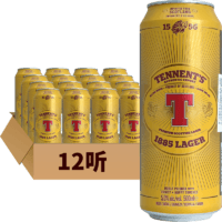 TENNENT 替牌拉格精酿 黄啤酒 整箱 英国进口 替牌500ml*12听 新旧包装随机发货