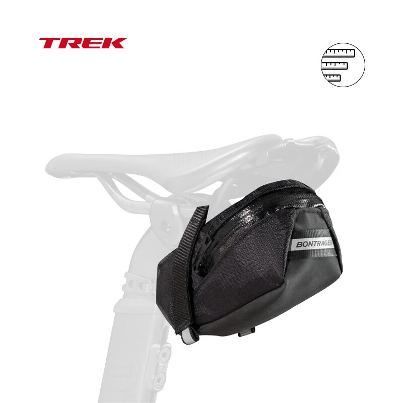 TREK 崔克 Bontrager Elite轻质耐磨便携单车公路车自行车包车座包 黑色中型0.93L