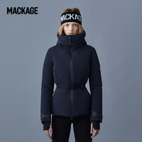 Mackage 滑雪系列-MACKAGE女士 KRYSTAL纯色连帽收腰滑雪羽绒服羽绒服