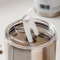 竹木本记 咖啡杯便携式不锈钢保温保冷高档精致磨砂金属感水杯子