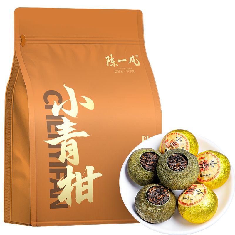 陈一凡 小青柑 新会生晒 普洱茶云南宫廷普洱料熟茶甄选口粮