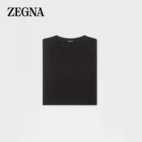 杰尼亚（Zegna）男士黑色 Seacell 莫代尔及莱赛尔圆领 T 恤N3M20-160-001-M