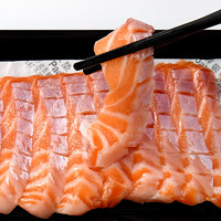 怡鲜来 当天现切冰鲜三文鱼腩刺身400g  新鲜生鱼片寿司 海鲜刺身拼盘