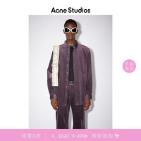 Acne Studios【季末6折起】 男士休闲版灯芯绒衬衫BB0420 茄紫色 48
