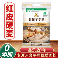 XIN LE TOYS 鑫乐 全麦面粉5kg内蒙河套绿色食品含麦麸小麦胚芽膳食纤维12.2g