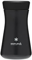 snow peak 雪峰 Tsuzumi Bottle 350，TW-350BK 不锈钢水瓶 黑色