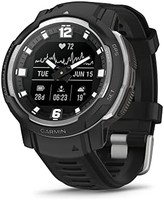 GARMIN 佳明 Instinct 交叉器,坚固的混合智能手表,模拟指针和数字显示,黑色
