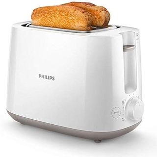 Philips 飞利浦 吐司机 烤面包机 内置集成配件 8个烘烤级别 白色