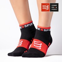 COMPRESSPORT 跑步训练袜 透气排汗运动袜健身飞盘运动透气马拉松袜 蓝色 T4 45-48