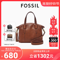 FOSSIL 化石新款通勤托特包女式包包真皮百搭大容量高级感女包