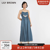 Lily Brown 家居系列春夏新品 舒适蕾丝吊带连衣裙LWCO211167