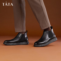 PLUS會員：TATA 他她 男士英倫潮酷短靴 OBF01DD3