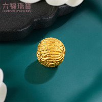 六福珠宝 福满传家足金树藤纹黄金转运珠串珠 计价 F73TBGP0001 约0.92克