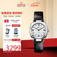 摩纹（Marvin）瑞士手表 女士全自动机械表简约商务腕表
