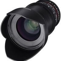 Samyang 森养 35/1.5 镜头视频 DSLR II 佳能 EF 手动对焦视频镜头 0.8 齿轮齿轮广角镜头 黑色