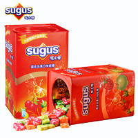 sugus 瑞士糖 混合水果味礼盒装圣诞节批发糖果休闲零食送礼喜糖