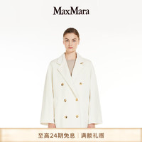 Max Mara MaxMara 2023秋冬新款 女装 101801短款大衣外套1086023906 白色 34