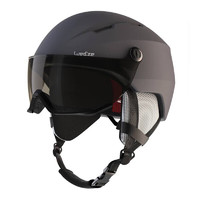 DECATHLON 迪卡侬 盔镜一体滑雪头盔成人透气抗冲击多功能男女WEDZE1白色L-4084180