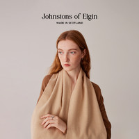 Johnstons of Elgin 经典纯羊绒围巾礼盒男女纯色