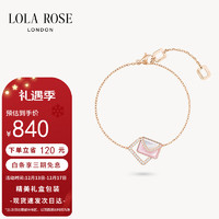 LOLA ROSE 情书系列手链女小众轻奢圣诞 LR80811-粉母贝