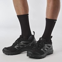 salomon 萨洛蒙 Wander Gore-Tex 男式越野跑步防水鞋,户外适用,舒适舒适,*脚垫