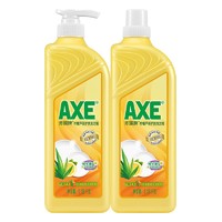 AXE 斧頭 牌（AXE）檸檬蘆薈護膚洗潔精1.18kg*2瓶實惠裝 添加蘆薈精華倍護雙手