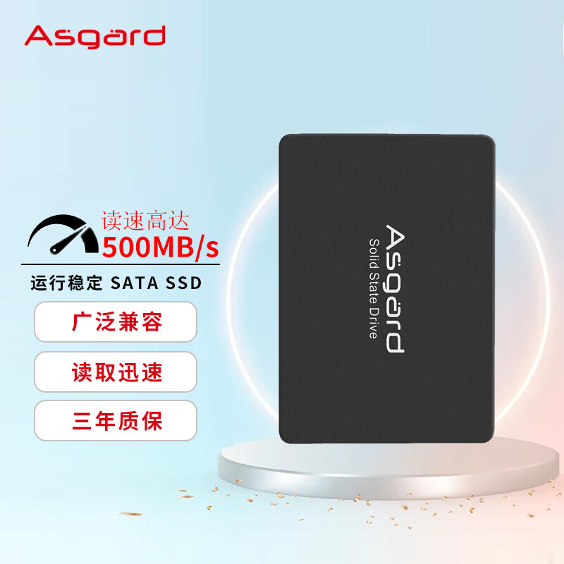 Asgard 阿斯加特 256GB SSD固态硬盘 SATA3.0接口 海拉-HEL系列