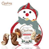 GuyLiAN 吉利莲 比利时夹心巧克力零食圣诞节圣诞雪人礼盒6味135g