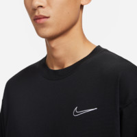 Nike耐克男长袖篮球T恤冬季宽松纯棉休闲运动柔软FN0800