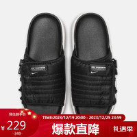 NIKE 耐克 女子拖鞋W NIKE ASUNA 2 SLIDE運動鞋DX6868-001 黑色 36.5碼