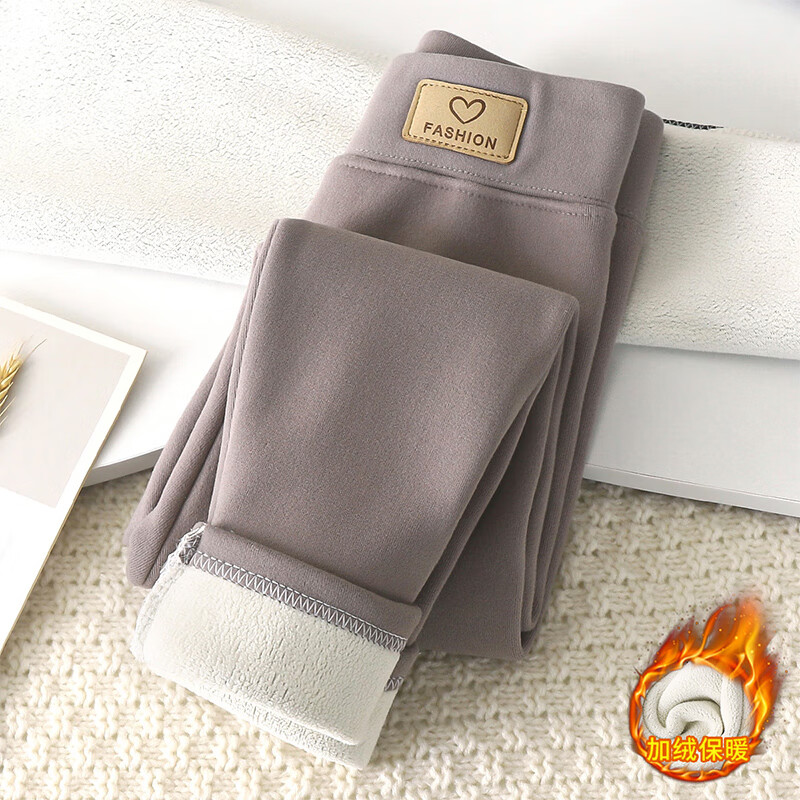 瑄妮薇 女童加绒加厚打底裤儿童保暖秋冬弹力裤子宝宝校服内搭