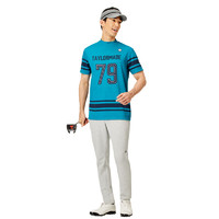 泰勒梅 高尔夫短袖T恤男士高尔夫球衣高尔夫服装男装N87372 绿色M