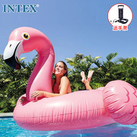 INTEX57288大红鹤坐骑 成人儿童玩具充气冲浪水上浮排戏水火烈鸟