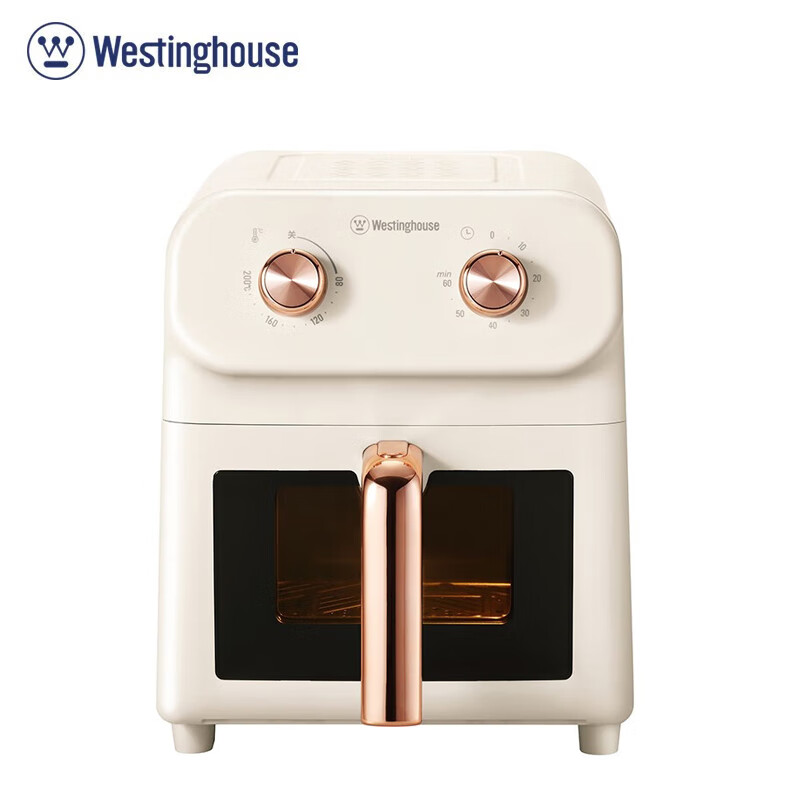 西屋（Westinghouse）空气炸锅 6L大容量家用多功能蒸汽嫩烤可视电炸锅 WKZ60T01