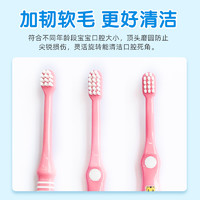 日本巧虎儿童牙刷1岁以上宝宝2-3-4-6岁幼儿园训练乳牙刷牙膏套装