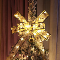 OUNIZI 欧妮姿 圣诞节装饰彩灯带闪月亮星星灯串3米发光灯带（电池款）