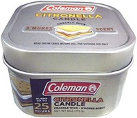Coleman 香茅蠟燭 木制裂紋燈芯170.09克