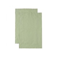 礼遇季：Tekla 韩国直邮Tekla 其他 [TEKLA] 绿色 亚麻 玻璃 毛巾 套装