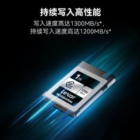 Lexar 雷克沙 1TB CFexpress Type B存储卡 读1750MB/s 富士佳能尼康适配 8K超清录制 cfe卡（SILVER）