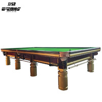 亿动 斯诺克台球桌国际标准型成人家用室内英式斯洛克桌球台国际标准英式台 （钢库）YD-1126